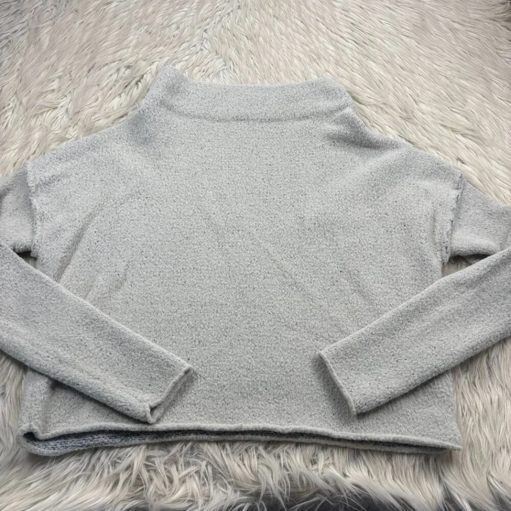 Free People San Vincente Pullover in Silver‎ Sapphire